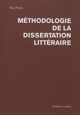 Méthodologie de la dissertation littéraire