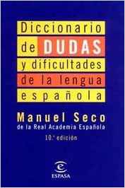 Diccionario de Dudas y dificultades de la lengua española
