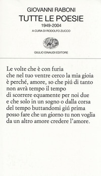 Tutte le poesie (1949-2004)