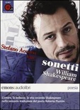 Sonetti letti da Stefano Accorsi. Audiolibro. CD Audio formato MP3