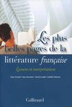 Les plus belles pages de la littérature française. Lectures et i